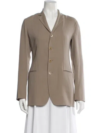 Pre-owned Ralph Lauren Wool Blazer In Neutral