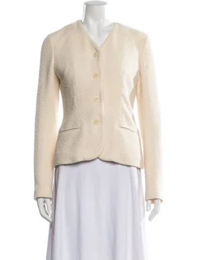 Pre-owned Ralph Lauren Wool Blazer In Neutral