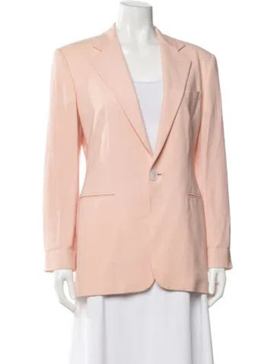 Pre-owned Ralph Lauren Wool Blazer In Orange
