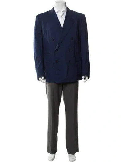Pre-owned Ralph Lauren Wool Blazer W/ Tags In Blue