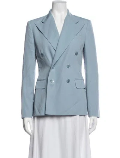 Pre-owned Ralph Lauren Wool Blazer W/ Tags In Blue