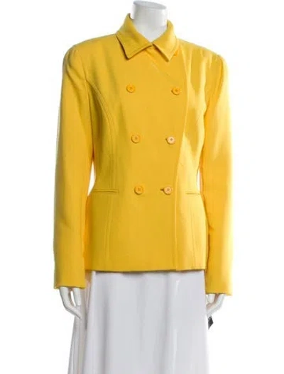 Pre-owned Ralph Lauren Wool Blazer W/ Tags In Yellow