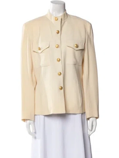 Pre-owned Ralph Lauren Wool Blazer In Yellow