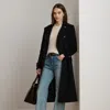 Ralph Lauren Wool-blend Double-breasted Coat In Black