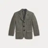 Polo Ralph Lauren Kids' Wool-blend Herringbone Sport Coat In Blackcream