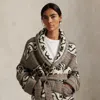 Ralph Lauren Wool-blend Shawl-collar Cardigan In Multi