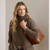 Ralph Lauren Wool-blend V-neck Cardigan In Brown