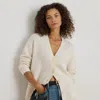 Ralph Lauren Wool-blend V-neck Cardigan In White