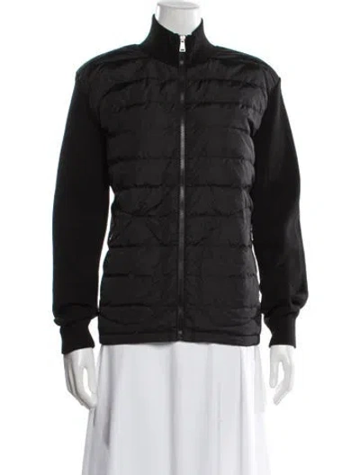 Pre-owned Ralph Lauren Wool Bomber Jacket In Black