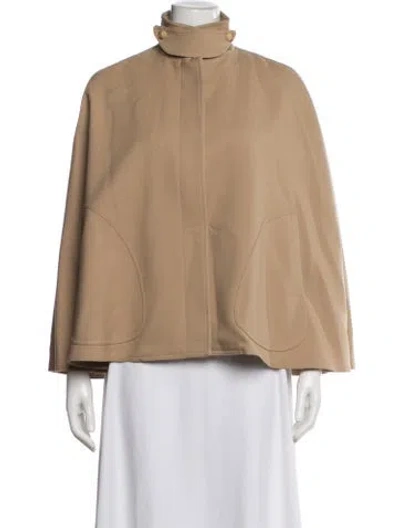 Pre-owned Ralph Lauren Wool Cape In Neutral