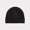 Ralph Lauren Wool-cashmere Beanie In Black