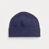 Ralph Lauren Wool-cashmere Beanie In Blue