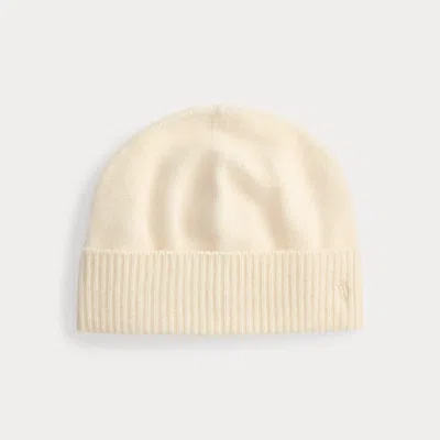 Ralph Lauren Wool-cashmere Beanie In White