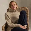 Ralph Lauren Wool-cashmere Turtleneck Sweater In Brown