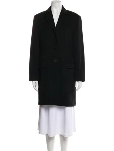 Pre-owned Ralph Lauren Wool Coat In Black