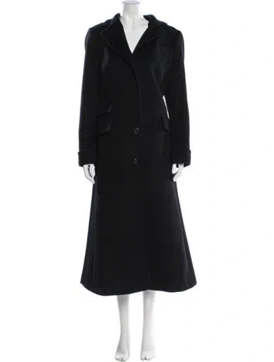 Pre-owned Ralph Lauren Wool Coat In Black