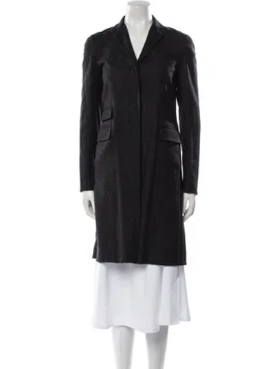 Pre-owned Ralph Lauren Wool Coat In Black