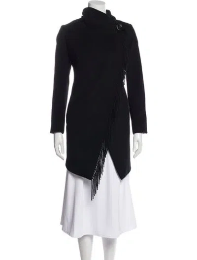 Pre-owned Ralph Lauren Wool Coat In Black
