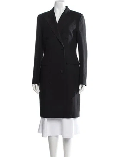 Pre-owned Ralph Lauren Wool Coat In Black