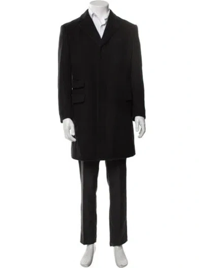 Pre-owned Ralph Lauren Wool Coat In Black
