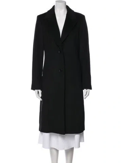 Pre-owned Ralph Lauren Wool Coat In Black