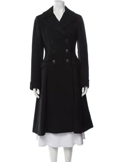 Pre-owned Ralph Lauren Wool Coat In Black