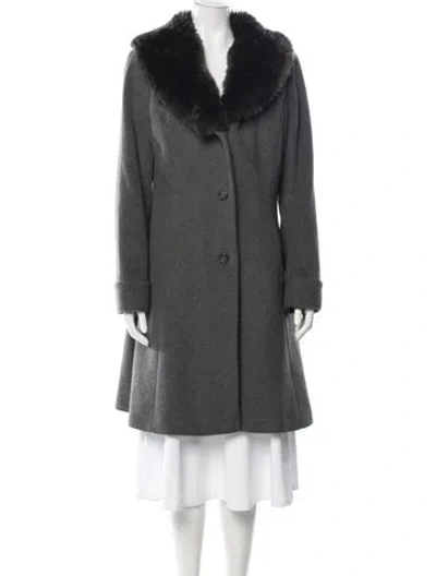 Pre-owned Ralph Lauren Wool Coat In Gray