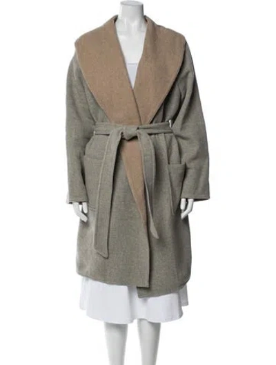 Pre-owned Ralph Lauren Wool Coat In Gray