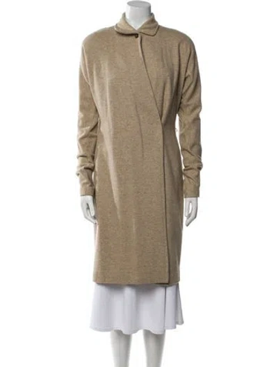 Pre-owned Ralph Lauren Wool Coat In Neutral