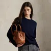 Ralph Lauren Wool Crewneck Sweater In Blue