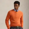 Polo Ralph Lauren Wool Crewneck Sweater In Jaffa Orange Heather