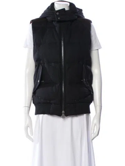 Pre-owned Ralph Lauren Wool Down Jacket In Black