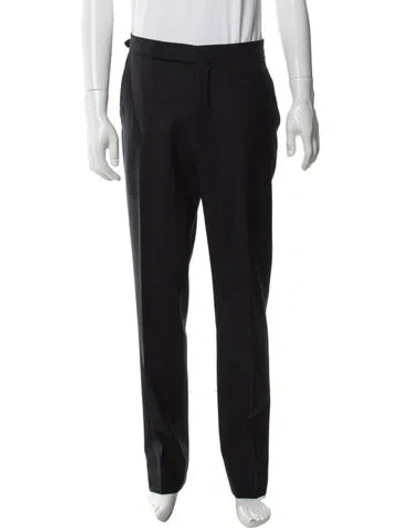 Pre-owned Ralph Lauren Wool Dress Pants In Black