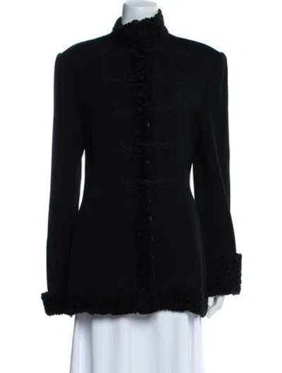 Pre-owned Ralph Lauren Wool Evening Jacket In Black