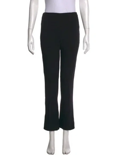 Pre-owned Ralph Lauren Wool Flared Pants In Black