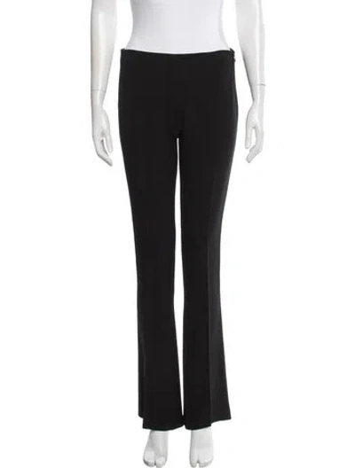 Pre-owned Ralph Lauren Wool Flared Pants In Black