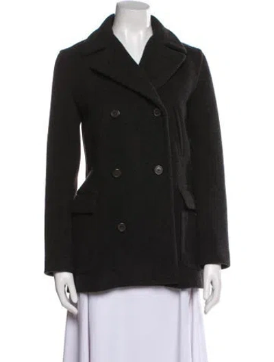 Pre-owned Ralph Lauren Wool Fur Jacket In Black