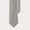 Ralph Lauren Wool Gabardine Tie In Gray