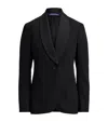 Ralph Lauren Sutton Slim Grain De Poudre Tuxedo Jacket In Black