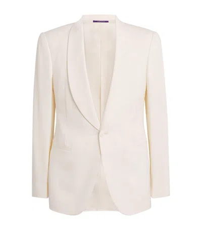 Ralph Lauren Wool Gregory Dinner Jacket In Neutral