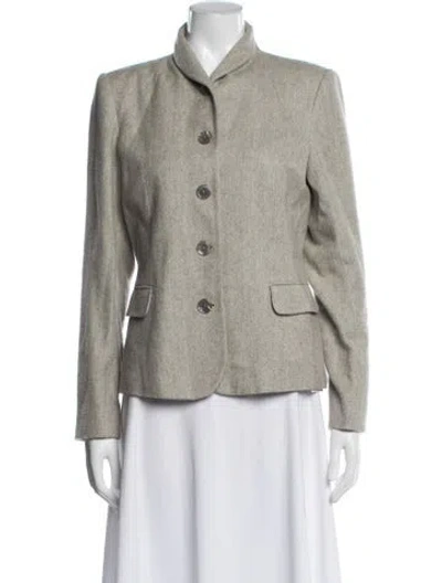 Pre-owned Ralph Lauren Wool Jacket In Gray