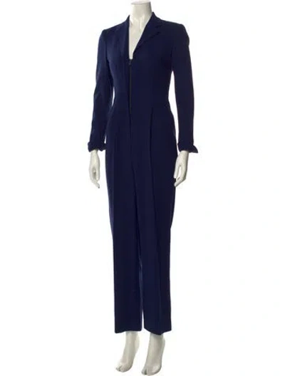 Pre-owned Ralph Lauren Wool Jumpsuit In Blue