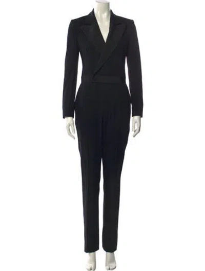 Pre-owned Ralph Lauren Wool Jumpsuit W/ Tags In Black