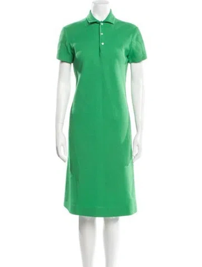 Pre-owned Ralph Lauren Wool Knee-length Dress In Green