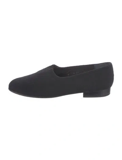 Pre-owned Ralph Lauren Wool Loafers In Black/blue