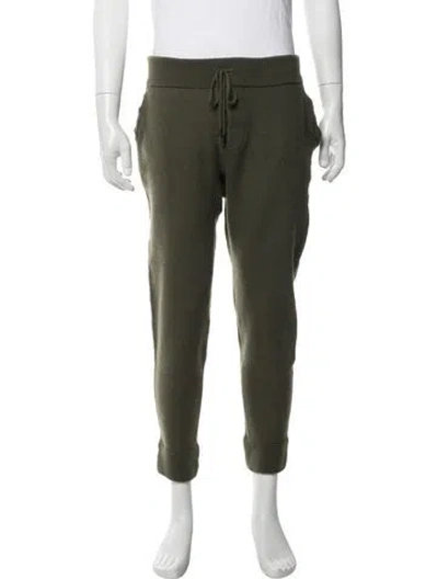 Pre-owned Ralph Lauren Wool Lounge Bottoms In Green