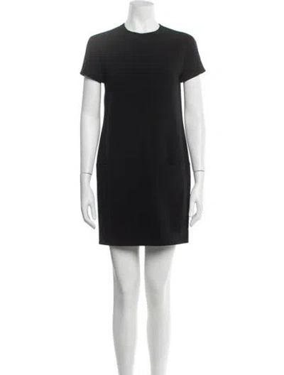 Pre-owned Ralph Lauren Wool Mini Dress In Blue