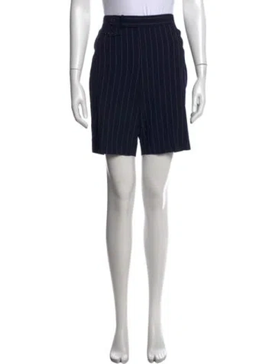 Pre-owned Ralph Lauren Wool Mini Shorts In Blue
