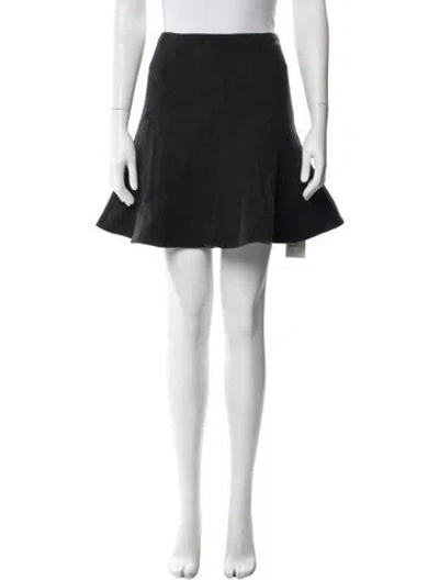Pre-owned Ralph Lauren Wool Mini Skirt In Blue