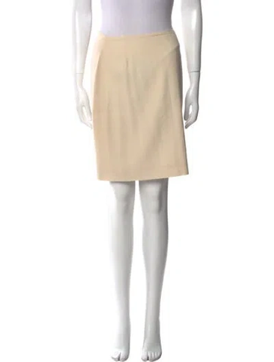 Pre-owned Ralph Lauren Wool Mini Skirt In Neutral